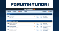 Desktop Screenshot of forumhyundai.ro
