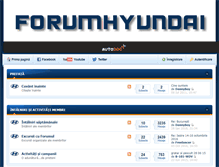 Tablet Screenshot of forumhyundai.ro